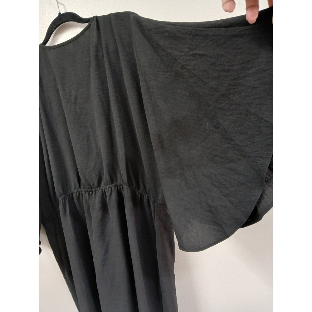 CUPSHE Women's V Neck 3/4 Kimono Sleeve Self Tie Pleated XL - Picture 8 of 10